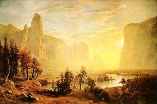 Albert Bierstadt The Yosemite Valley oil painting image